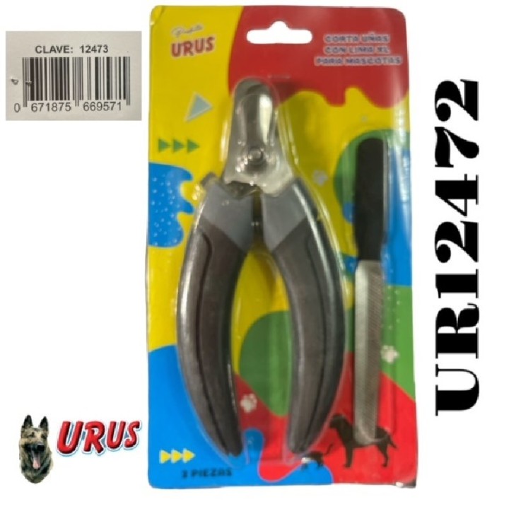 CORTAUÑAS CON LIMA EXTRAGDE NEGRO URUS