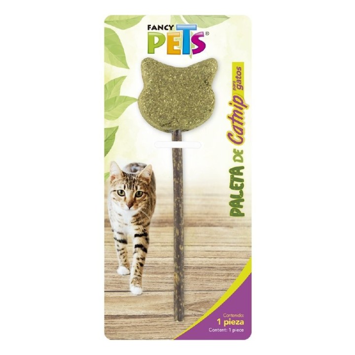 PALETA DE CATNIP GATO