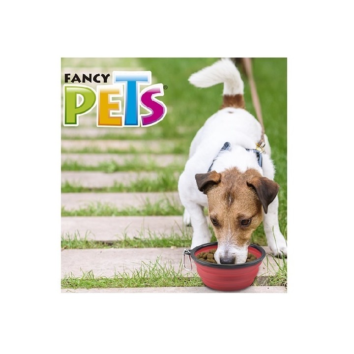 PLATO PLEGABLE MEDIANO P/VIAJE ROJO