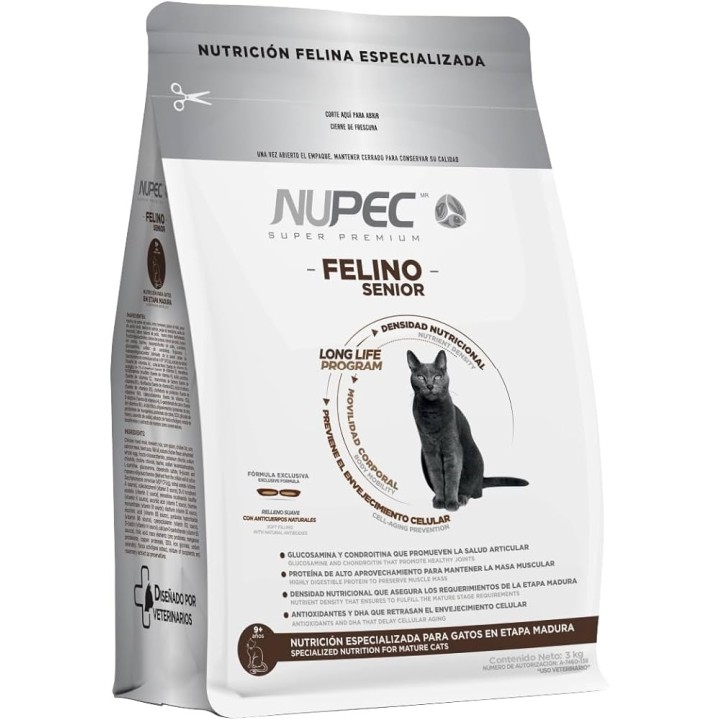 NUPEC FELINO SENIOR 3KGS