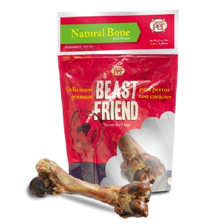 GRANDPET BEAST FRIEND DESHIDRATADOS NATURAL BONE 1 PZ 100 GR