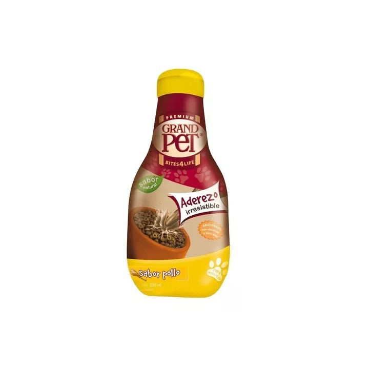 GRANDPET ADEREZOS POLLO 250 ML