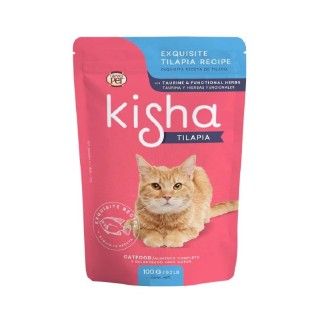 GRANDPET KISHA POUCH ALIMENTO HUMEDO TILAPIA 85 GR