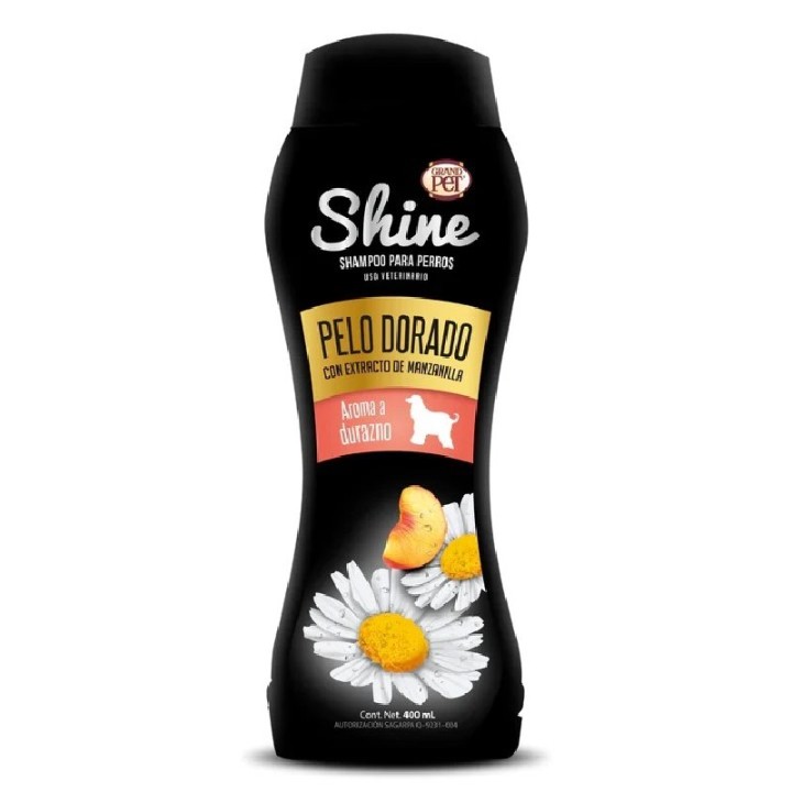 GRANDPET SHAMPOO SHINE DORADO 400 ML