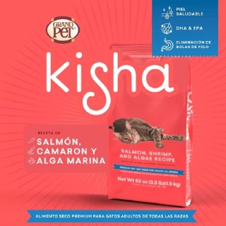 GRANDPET KISHA ADULTO 1.5 KG.