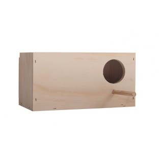 NIDO CHICO CAJA DE MADERA PARA FINCHE 20X11X11 CMS