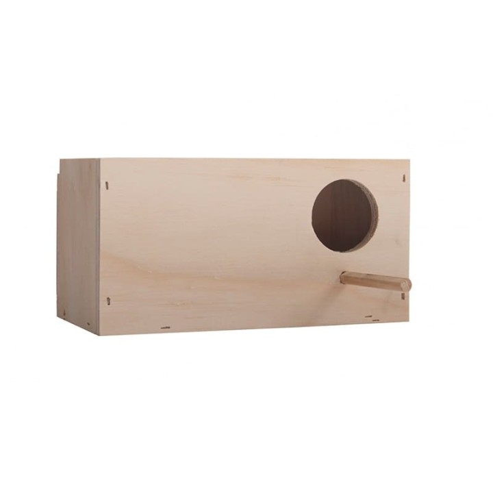 NIDO CHICO CAJA DE MADERA PARA FINCHE 20X11X11 CMS