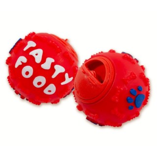 TINNY CHUMS PELOTA RIGIDA CON DISPENSADOR DE ALIMENTOS SIN SONIDO