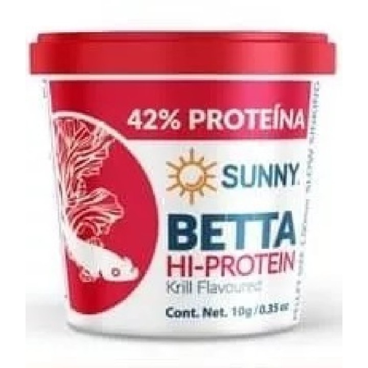 ALIMENTO SUNNY TROPICAL BETTA KRILL 10g