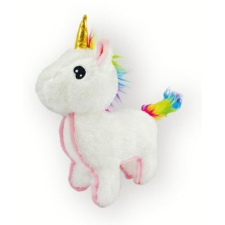 FLUFFY CHUMS PELUCHE UNICORNIO CON SONIDO 22CM