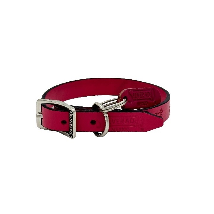 COLLAR PIEL GRABADO 2CM T16 40CM.