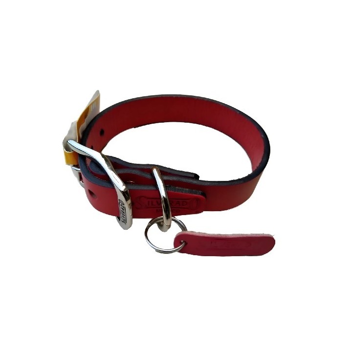 COLLAR PIEL GRABADO 3CM T22 55CM.