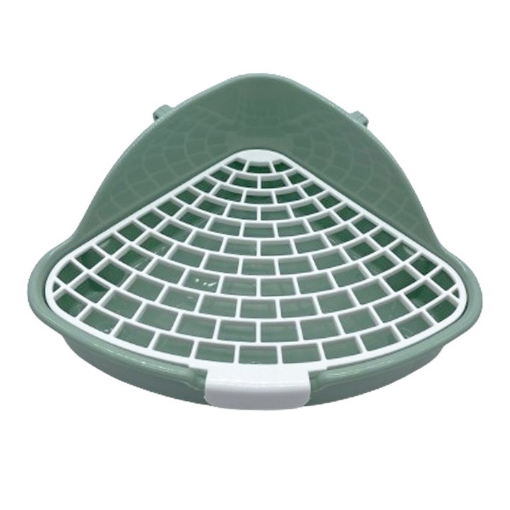 BAÑO P/CONEJOS ESQUINA 24X18X11 CM.