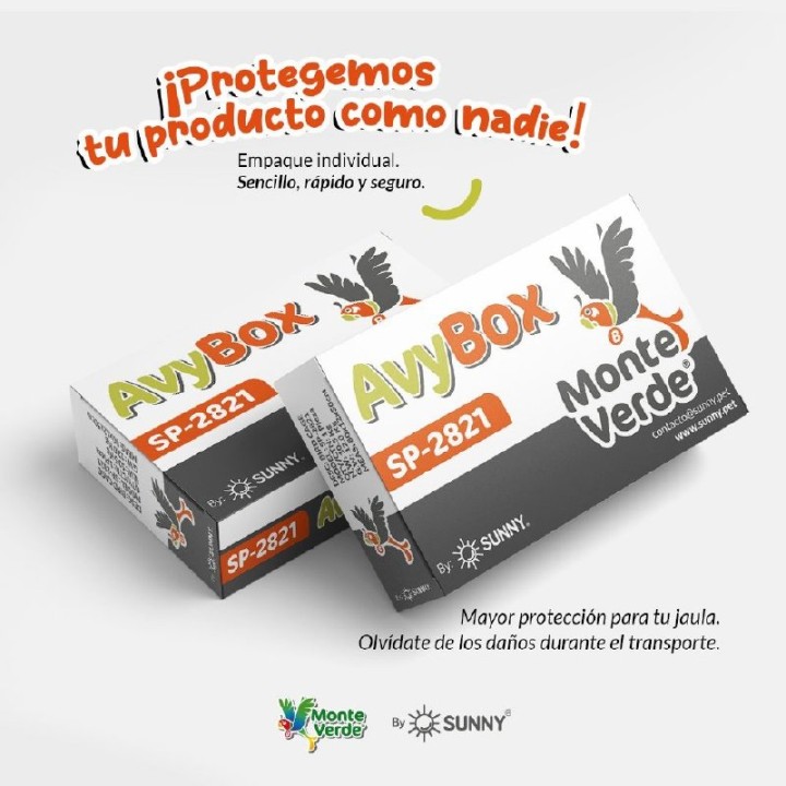 JAULA AVES AVY BOX IMPORTADA 30X23X39cm SP-2808