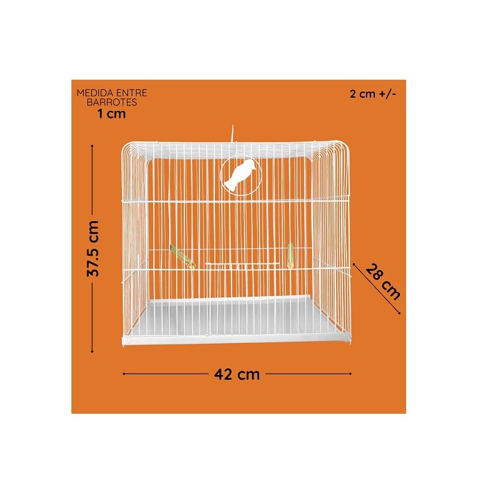 JAULA P/AVE CUADRADA No.3 (42X37.5X28CM)