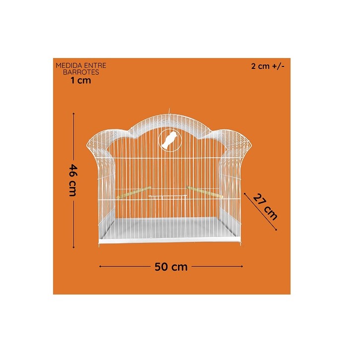 JAULA P/AVE GURRUMINA (50X46X27CM)