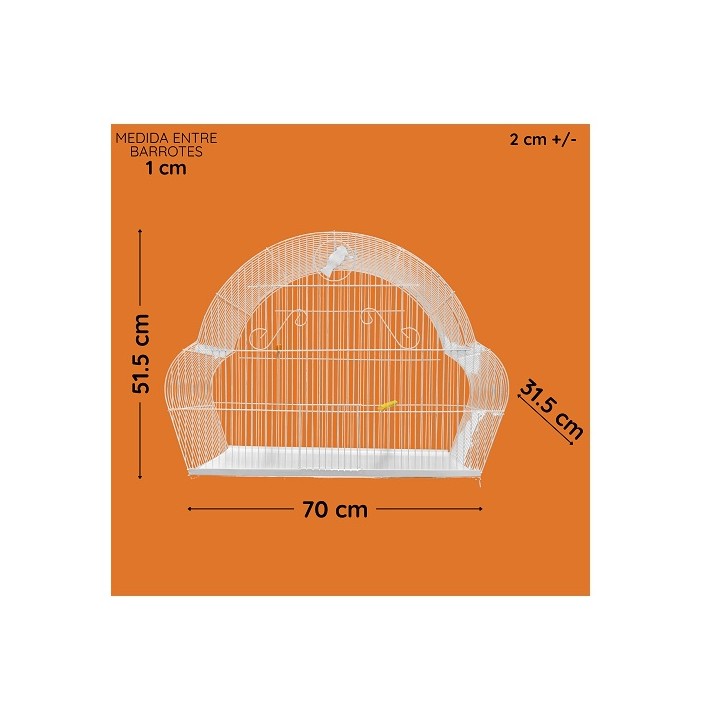 JAULA P/AVE VUELO COMPLETO