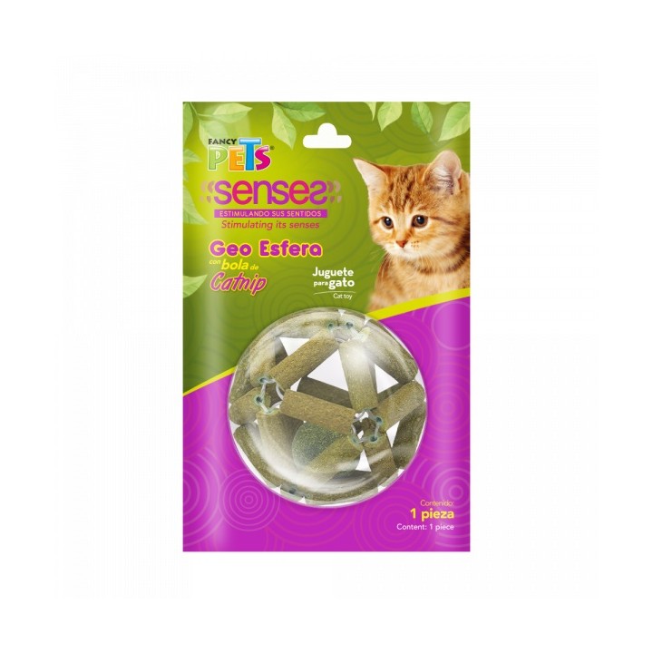 JUGUETE GEO ESFERA DE CATNIP