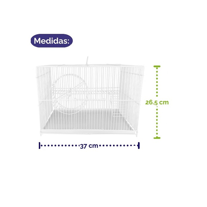 JAULA CONEJERA PARA CRIA CON NIDO