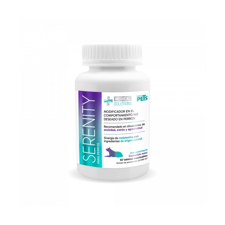 MS-SERENITY TABLETAS MASTICABLES P/PERROS 60TABS