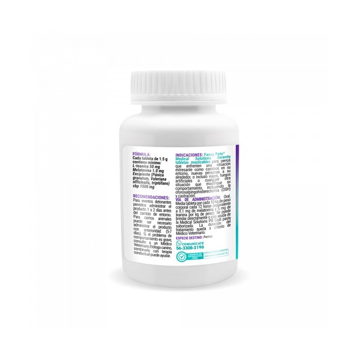 MS-SERENITY TABLETAS MASTICABLES P/PERROS 60TABS