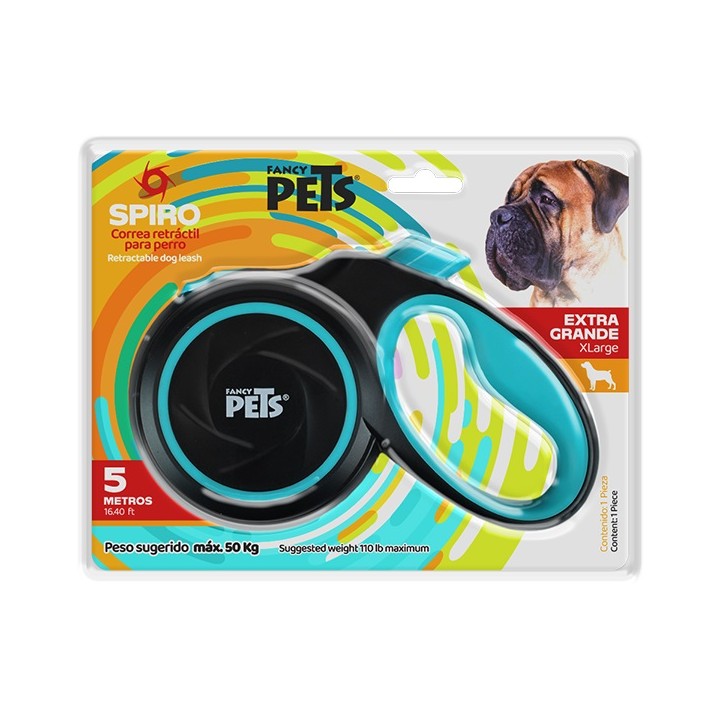 CORREA RETRACTIL SPIRO XGDE NEGRA