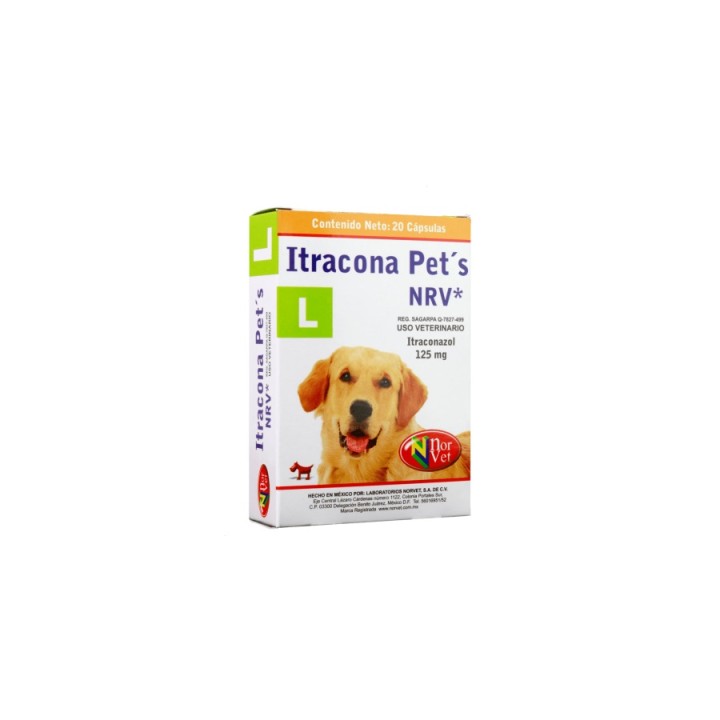 ITRACONAPET'S 125MGS "L"