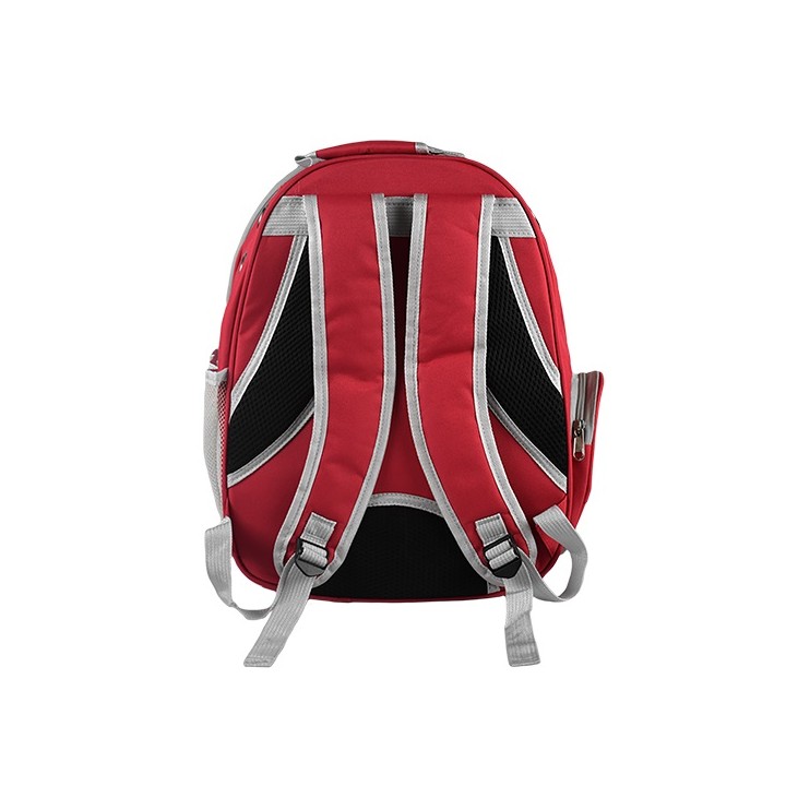 MOCHILA BURBUJA P/MASCOTAS ROJA