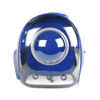 MOCHILA BURBUJA P/MASCOTAS AZUL