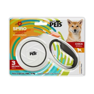 CORREA RETRACTIL SPIRO CHICA BLANCA