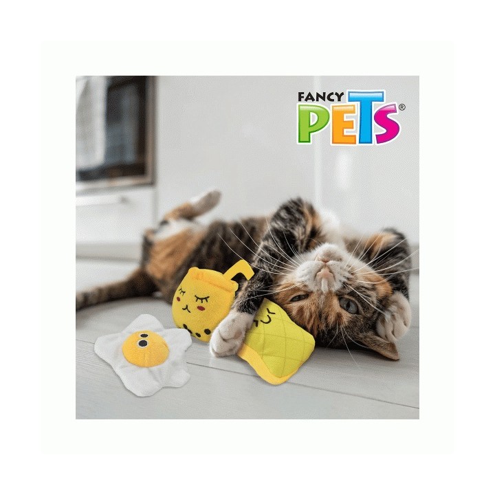 3PACK JUGUETE P/GATO DESAYUNO