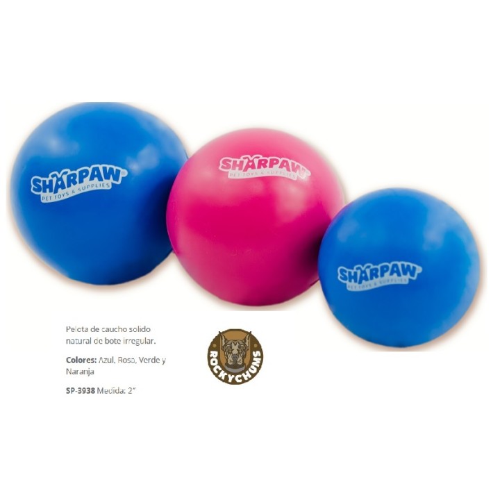 ROCKY CHUMS PELOTA CAUCHO SOLIDO 2"