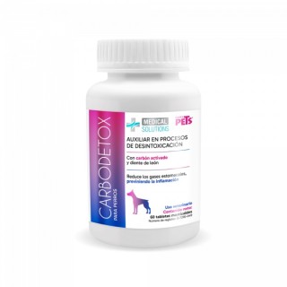 MS-CARBODETOX TABS. MASTICABLES P/PERROS 60 TABS.