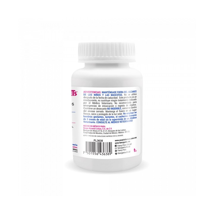 MS-CARBODETOX TABS. MASTICABLES P/PERROS 60 TABS.