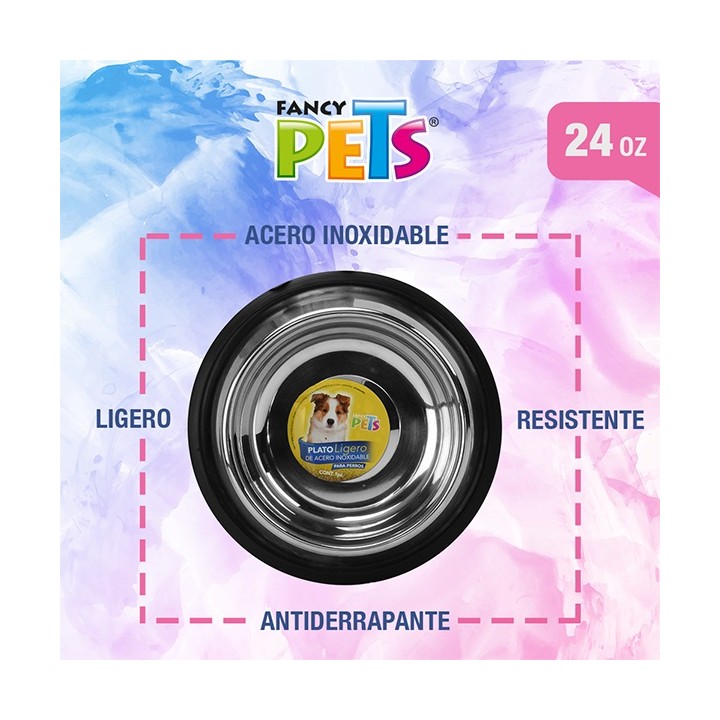 PLATO LIGERO DE ACERO 24OZ