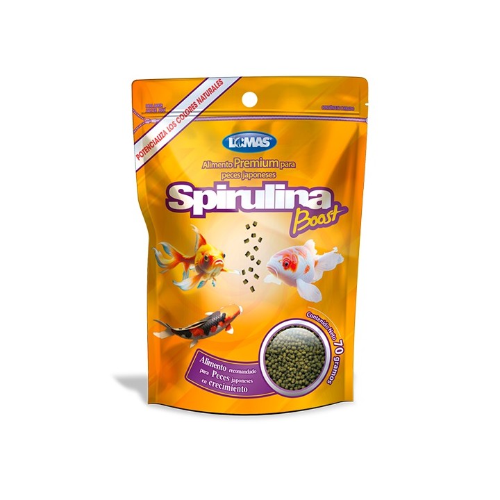 ALIMENTO LOMAS SPIRULINA BOOST P/JAPONES 70GRS