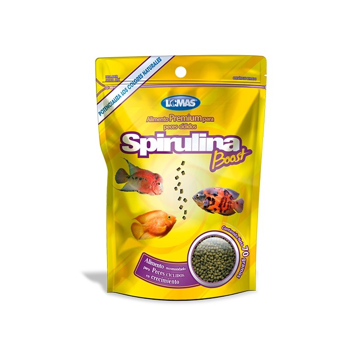 ALIMENTO LOMAS SPIRULINA BOOST P/CICLIDOS 70GRS