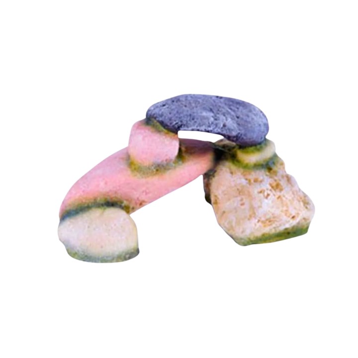 ADORNO PILA DE ROCAS 2 18X10X9CM.