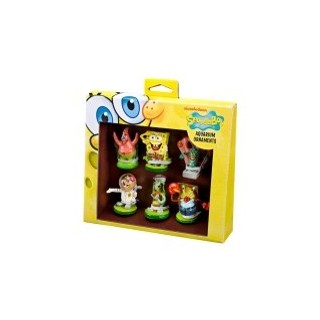 BOB ESPONJA MINI RESINA 6 PIEZAS 5 CM.