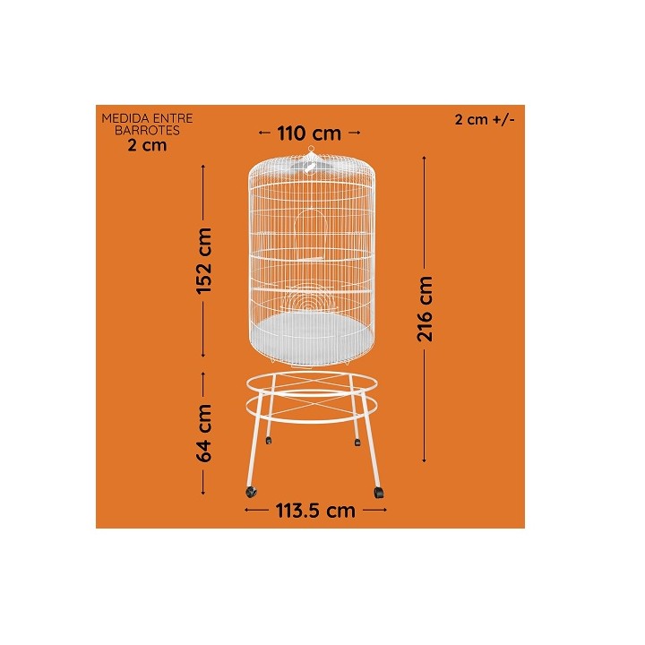 PERIQUERA REFORZADA MEGA (110 X152CM) CON BASE