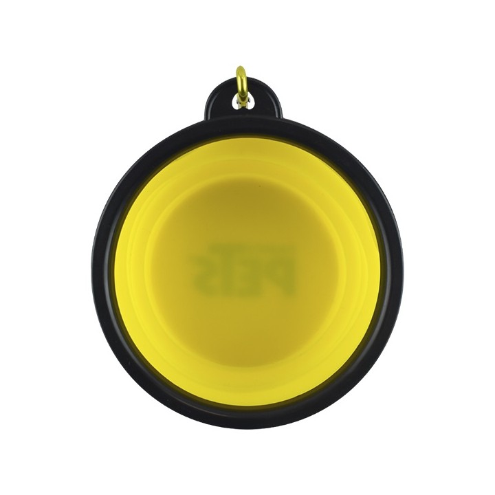 PLATO PLEGABLE GDE P/VIAJE AMARILLO