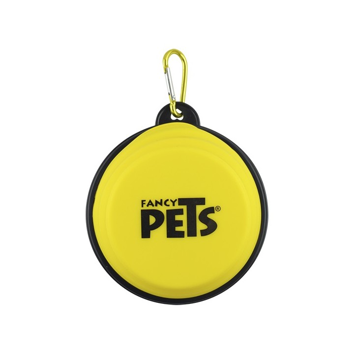 PLATO PLEGABLE GDE P/VIAJE AMARILLO