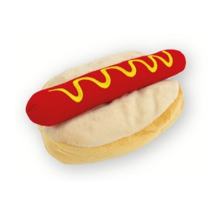 FLUFFY CHUMS PELUCHE HOT DOG 17CMS