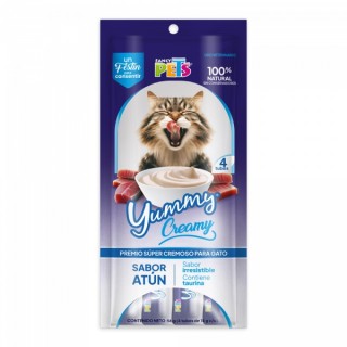 BOLSA YUMMY CREAMY P/GATO ATUN C/4 PZS. 14GRS