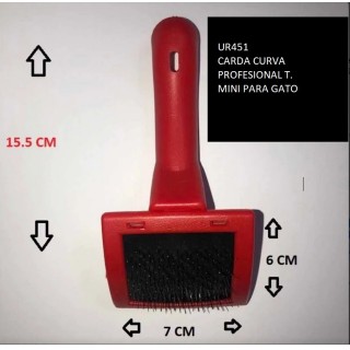 CARDA CURVA PROFESIONAL MINI P/GATO URUS