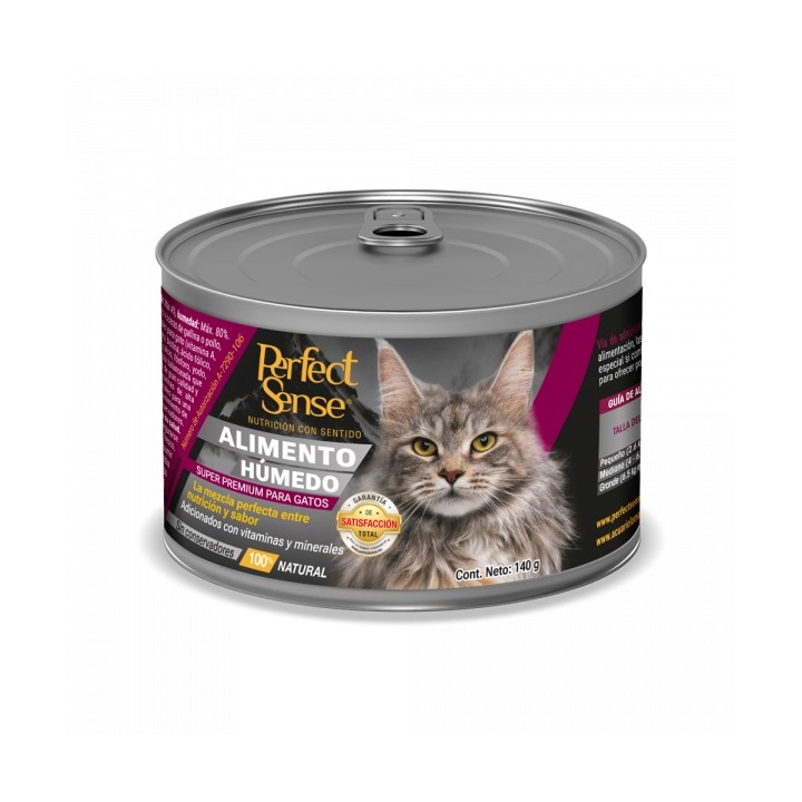 PERFECT SENSE LATA P/GATO 140GR.