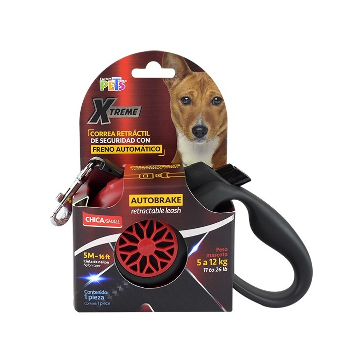 CORREA RETRACTIL CH C/AUTOBRAKE XTREME (5M/5-12KGS)
