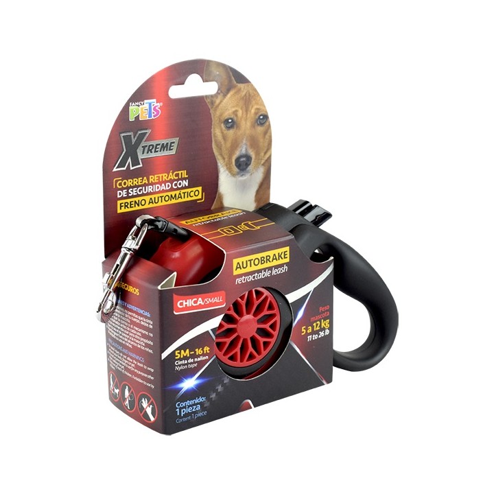 CORREA RETRACTIL CH C/AUTOBRAKE XTREME (5M/5-12KGS)