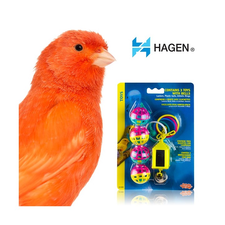 JUGUETE TRIPLE C/CAMPANAS P/AVE