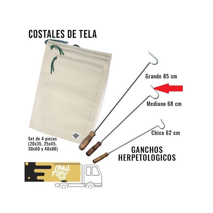 GANCHO HERPETOLOGICO MEDIANO (68CMS)